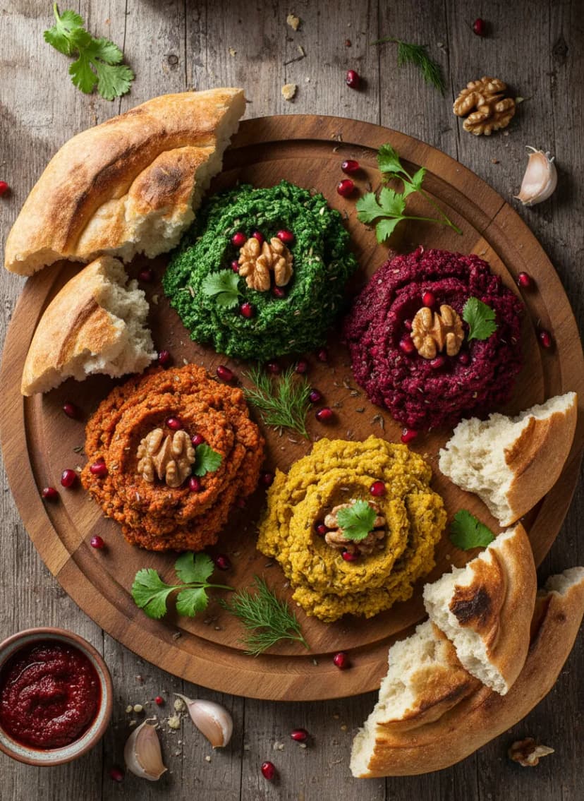 Fuente georgiana de Pkhali