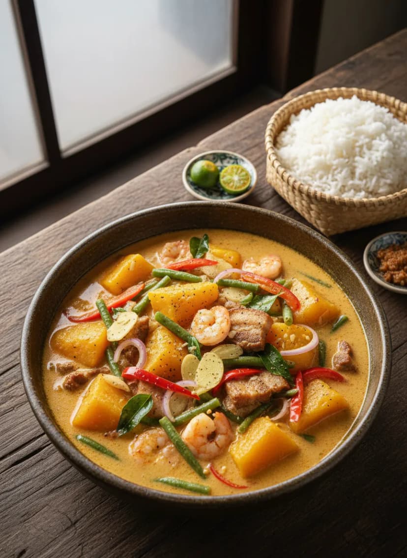 Ginataang Kalabasa filipino