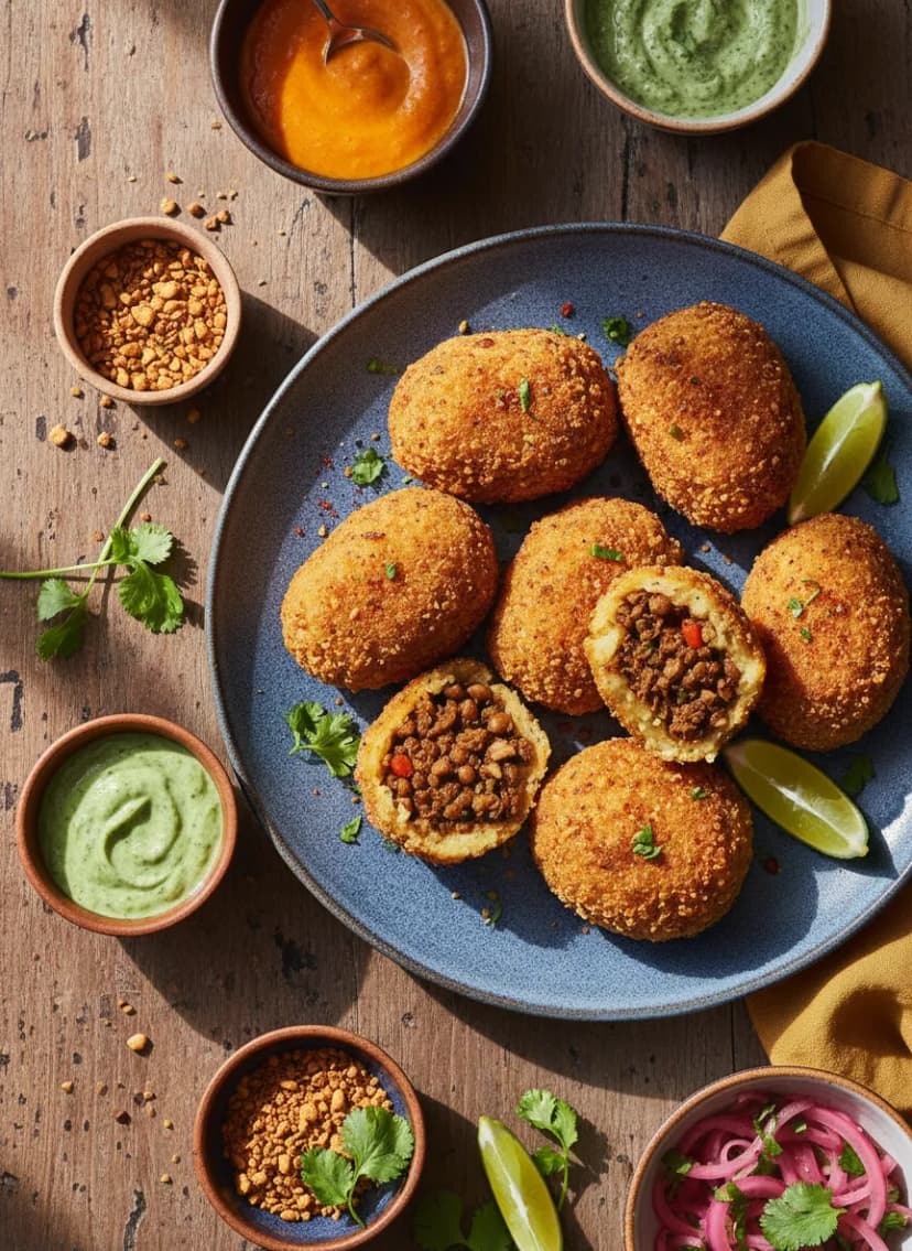 Papa Rellena vegetariana