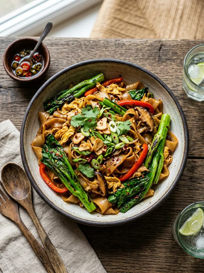 Pad See Ew vegetariano