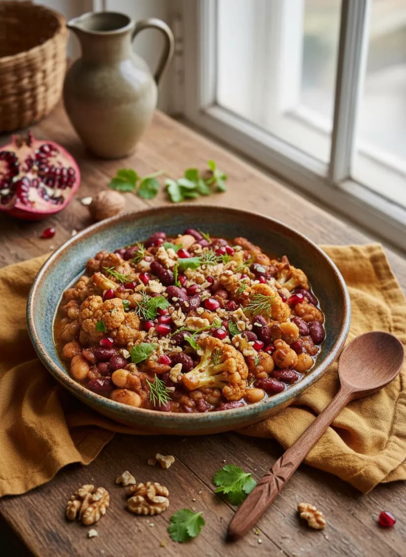 Lobio georgiano de coliflor