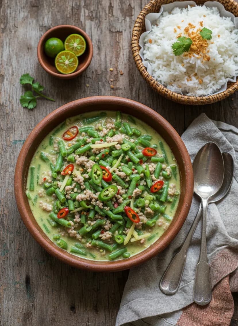 Gising-Gising de verduras filipino