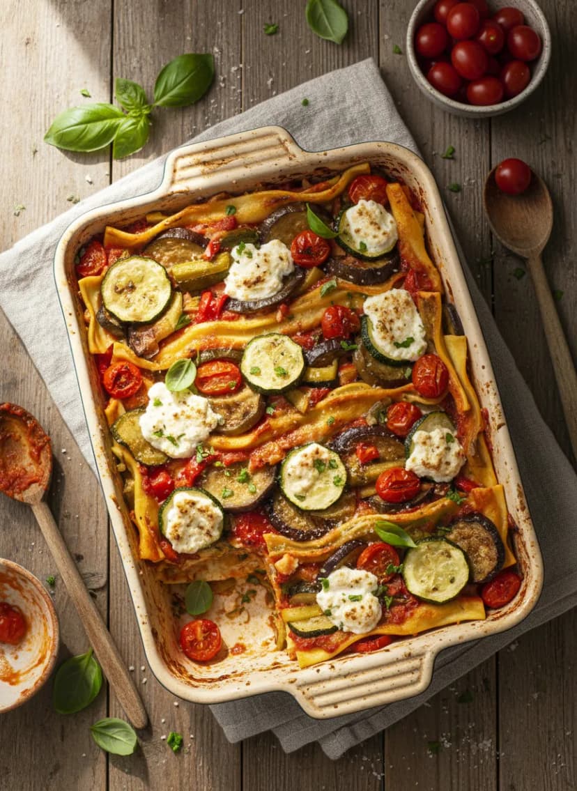 Roasted Vegetable Garden Lasagna
